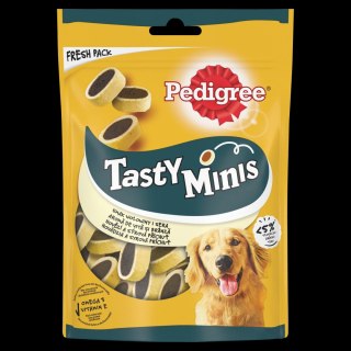 PEDIGREE® Tasty Minis 140g - przysmak dla dorosłych psów, o smaku wołowiny i sera