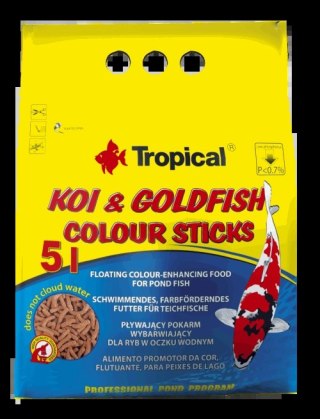 TROPICAL Koi & Goldfish Basic Sticks 5l/400g