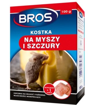 BROS - kostka na myszy i szczury 100g