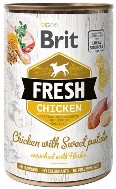 Brit Fresh Chicken With Sweet Potato 400g