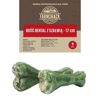 FarmSnack Kość Dental Z Szałwią 17cm