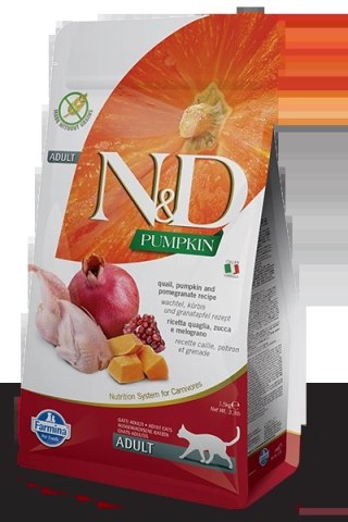 Farmina N&D Pumpkin Feline Adult Quail Pumpkin & Pomegranate Recipe 5kg