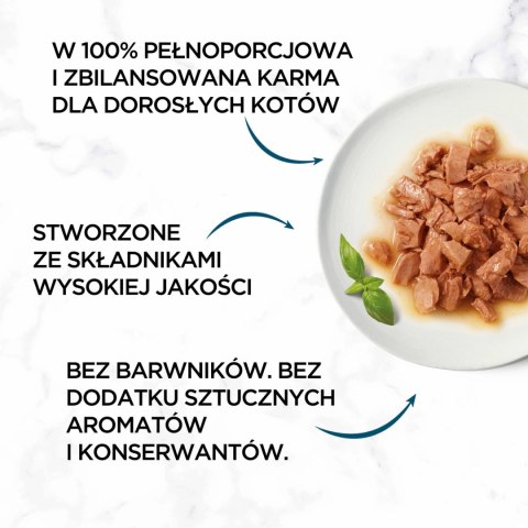 GOURMET Perle karma dla dorosłych kotów Mini Fileciki w sosie 4x85g