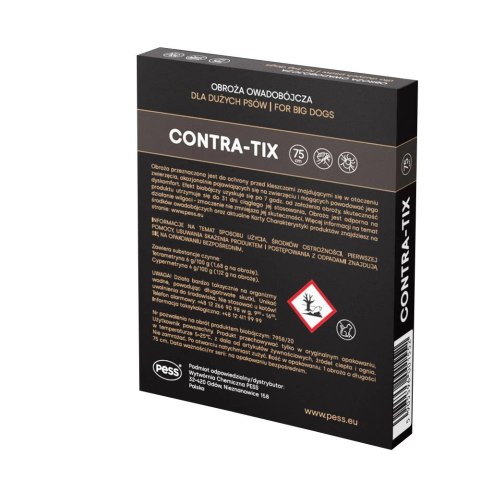 PESS CONTRA-TIX obroża owadobójcza dla dużych psów 75 cm