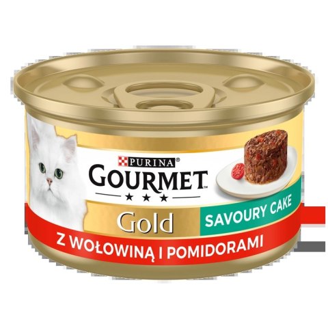 Purina Gourmet Gold wołowina w pomidorach 85g