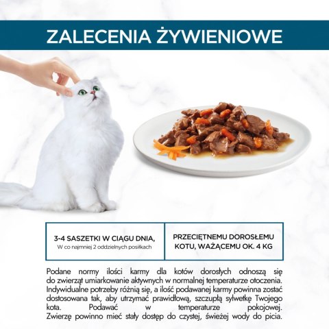 Purina Gourmet Perle Karma dla kotów mini fileciki w sosie z wołowiną i marchewką 85 g