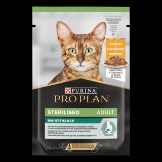 Purina Pro Plan Sterilised z kurczakiem dla kota 85g