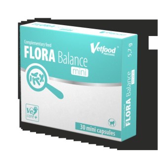 VETFOOD FLORA Balance mini 30 kapsułek