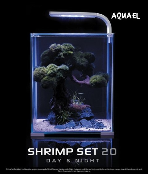 AQUAEL Zestaw Aquael Shrimp Set Day & Night Czarny 20