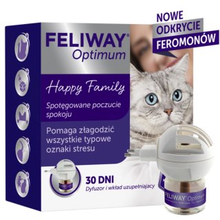 Ceva Animal Health Polska Sp. Z O.o Feliway Optimum Dyfuzor + Wkład 48ml