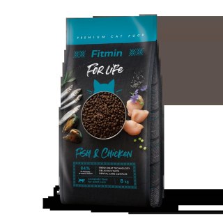 Fitmin Cat For Life Adult Fish And Chicken 8kg
