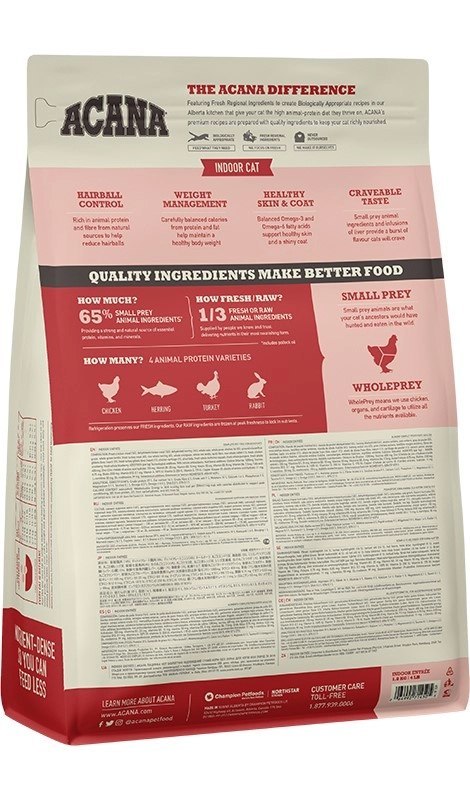 Acana Indoor Entree Cat 1,8kg