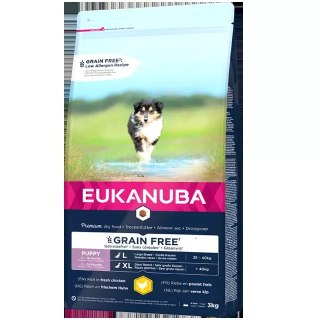 Eukanuba Puppy Large Grain Free Chicken 3kg