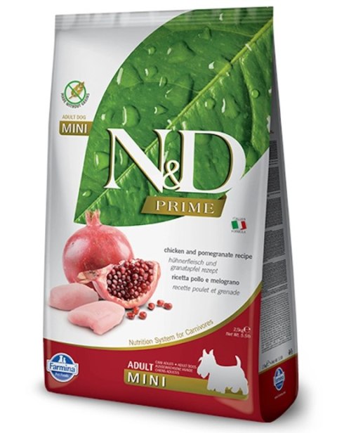 Farmina N&D Prime Dog & Chicken& Pomegranate Adult Mini 7kg