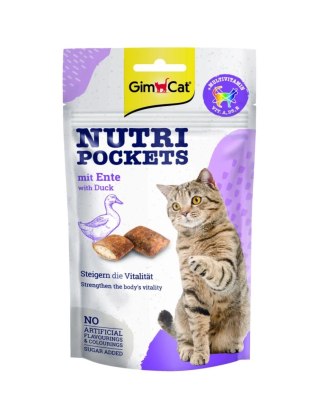 GIMCAT NUTRI POCKETS Przysmak z kaczką 60g