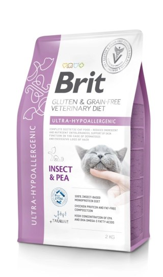 Brit GF Veterinary Diets Cat Gluten & Grain Free Ultra-Hypoallergenic 2kg