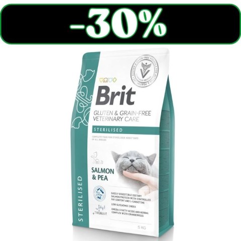 Brit GF Veterinary Diets Cat Sterilised 5kg