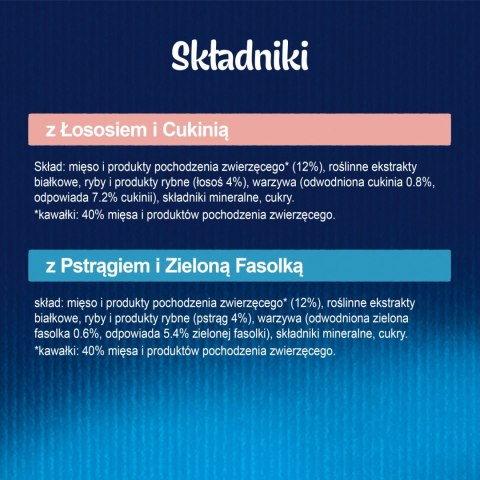 Felix Fantastic Wiejskie Smaki W Galaretce Z Łososiem I Pstrągiem 4x85g