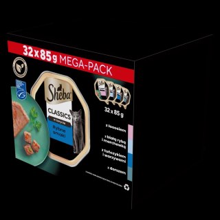 SHEBA® Classics Rybne Smaki 32x85g