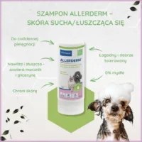 Virbac Allerderm Szampon Dla Psów I Kotów Do Skóry Suchej I Łuszczącej Się 250ml