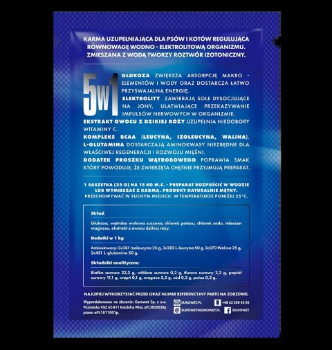 Eurowet Elektrolity Dla Psa I Kota 25g