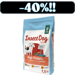 GREEN PETFOOD InsectDog High Protein 7,5kg