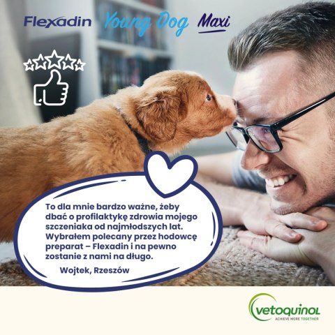 Vetoquinol Flexadin Young Dog Maxi Kąski Dla Psa 60 Sztuk