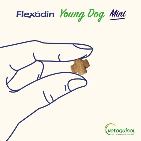 Vetoquinol Flexadin Young Dog Mini Kąski Dla Psa 60 Sztuk