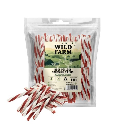 Wild Farm Kanapka Z Kaczką 500g Przysmak Dla Psa