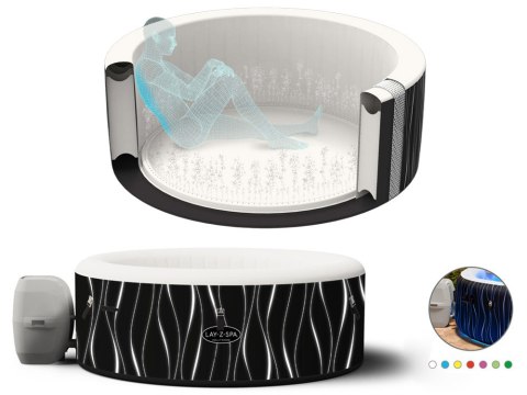 Bestway jacuzzi Lay-Z-Spa HOLLYWOOD 4-6os 196 cm LED 60059