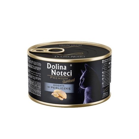 DOLINA NOTECI Premium Sterilised Bogata w Perliczkę dla Kota 185g
