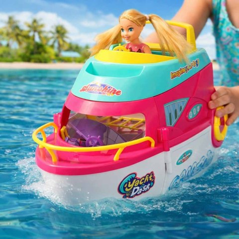 Łódź dla lalek jacht imprezowy rozkładany lalka deska surfingowa