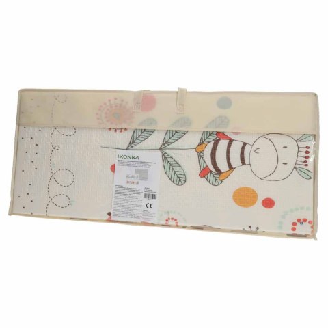 Mata edukacyjna piankowa dwustronna składana 180x200cm zwierzęta wzór