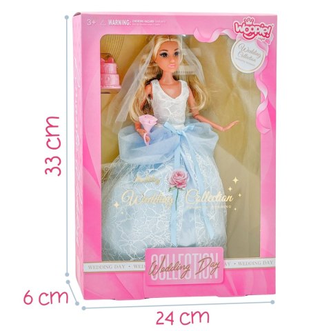 WOOPIE ROYAL Lalka Modowa LILY Panna Młoda z Tortem