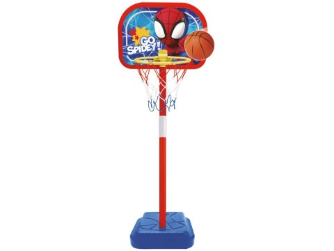 Zestaw do koszykówki Spidey regulowany kosz + piłka 14 cm SP0880