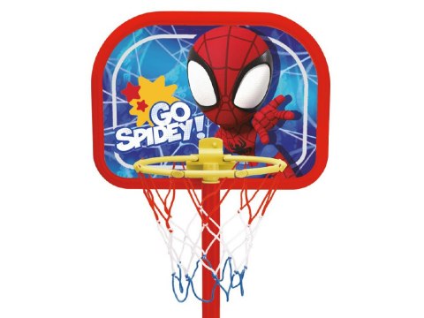 Zestaw do koszykówki Spidey regulowany kosz + piłka 14 cm SP0880