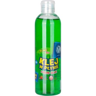 Klej szkolny w płynie transparentny 250ml zielony 401119006 ASTRA