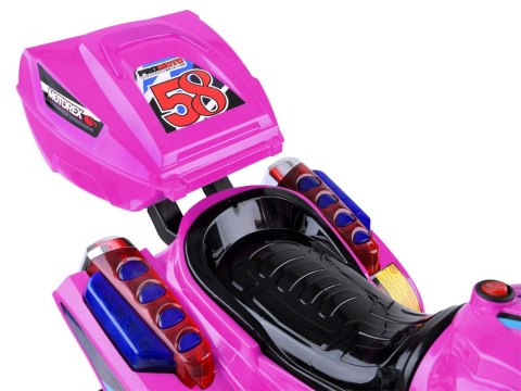 Motorek na akumulator kolorowe światła led PA0241