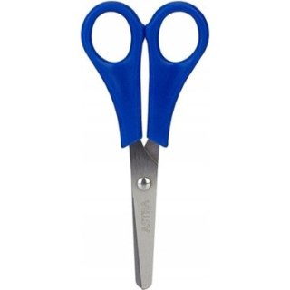 Nożyczki szkolne 13cm z podziałką dla leworęcznych 407118004 ASTRA