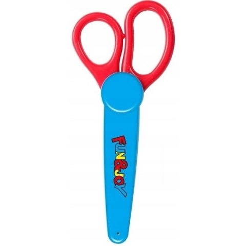Nożyczki szkolne z zatyczką z podziałką FJ6850C-P 220584