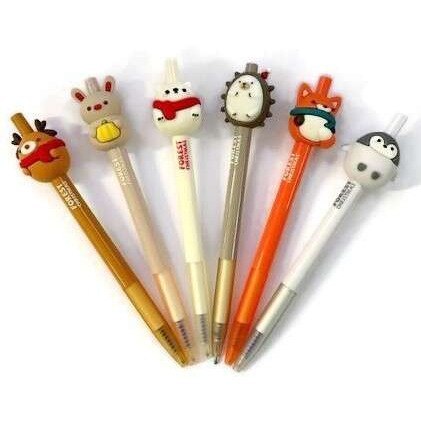 Długopis ścieralny automatyczny Flexi Abra Kolori Klik Christmas Forest niebieski TT8825 Penmate