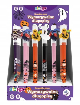 Długopis wymazywalny ze skuwką HALLOWEEN STRIGO