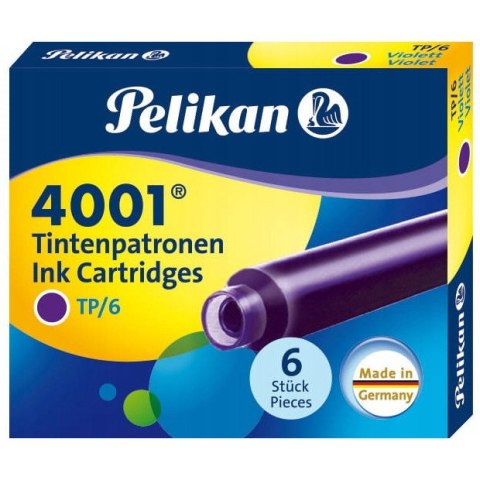 Naboje krótkie fioletowe (6szt.) 400142568 PELIKAN