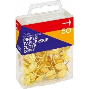 Pinezka tapicerska złota (50szt.) 110-1482 GRAND