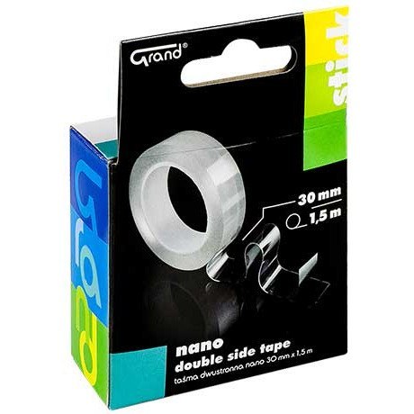 Taśma dwustronna nano 30mm x1,5m x1mm GRAND 130-1956