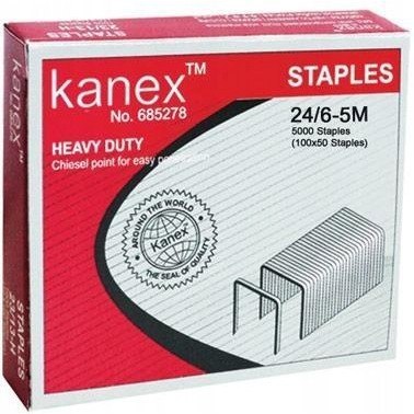 Zszywki 24/6-5M KANEX NO.24/6-5M