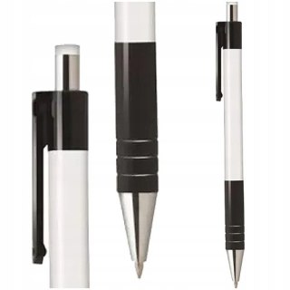 Długopis niebieski 0,7mm obudowa biała KD940-NB TETIS