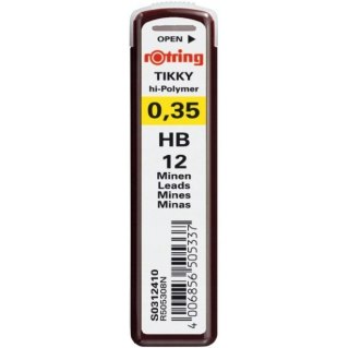 Grafity 0.35mm HB do ołówków automatycznych ROTRING S0312410