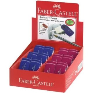 Gumka SLEEVE mini czerwono-niebieska 182411 FABER-CASTELL