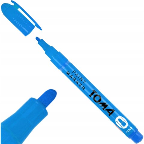 Marker olejowy F jasno niebieski 1,5mm TO-441 TOMA